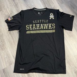 Seattle Seahawks Dri Fit Tee - military edition